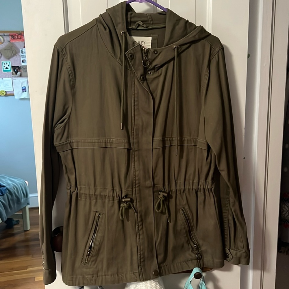 Green cargo jacket